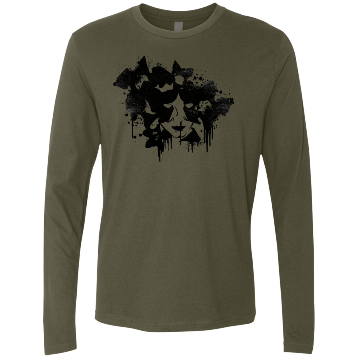 T-Shirts Military Green / S Power of 11 Men's Premium Long Sleeve