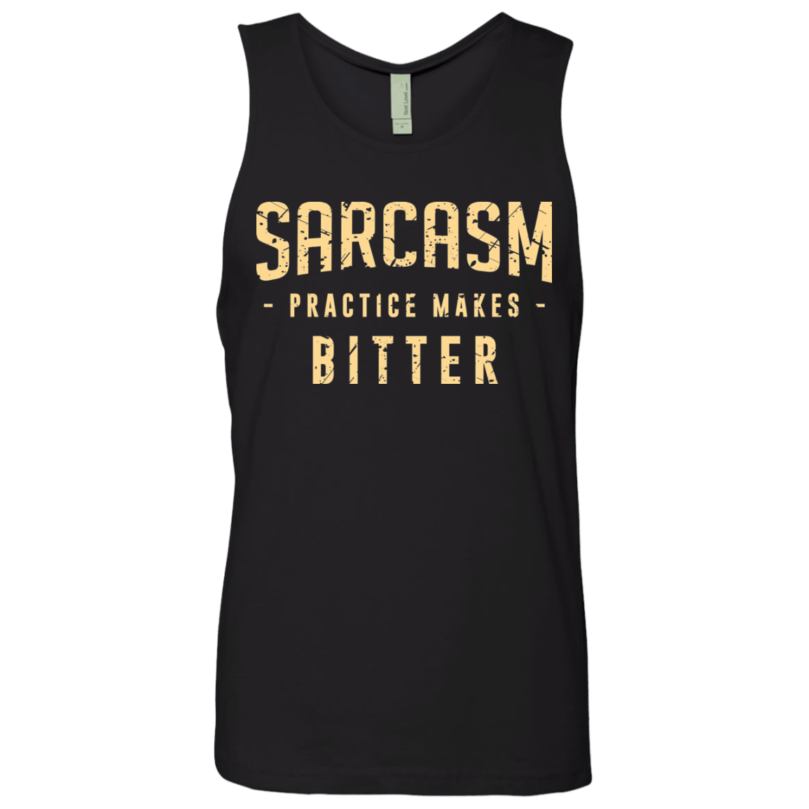 T-Shirts Black / Small PRACTICE MAKES BITTER Men's Premium Tank Top