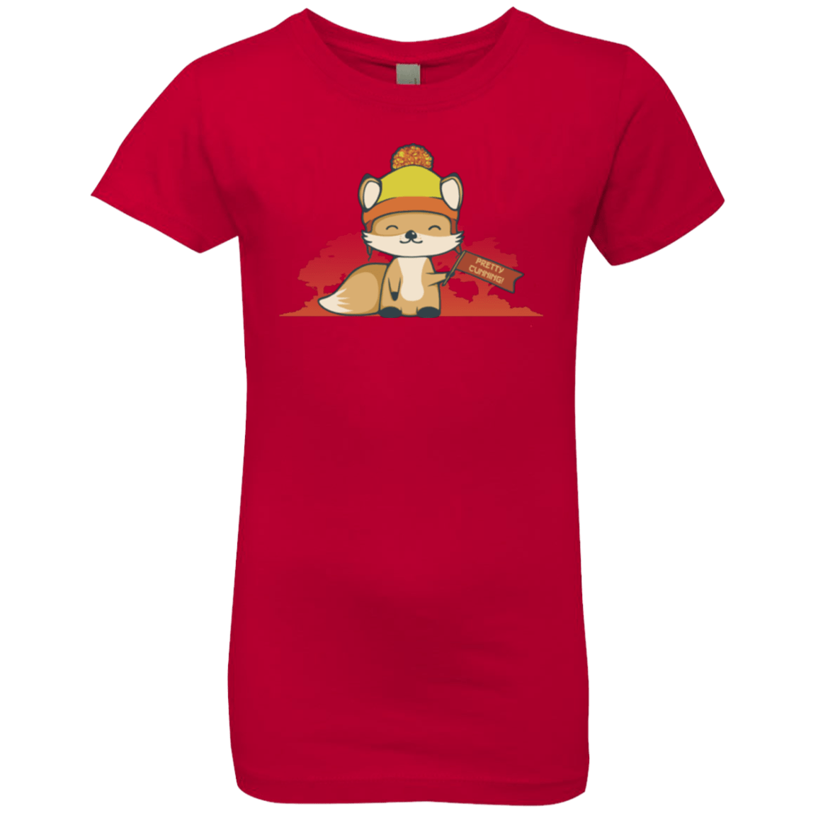 T-Shirts Red / YXS Pretty Cunning Girls Premium T-Shirt