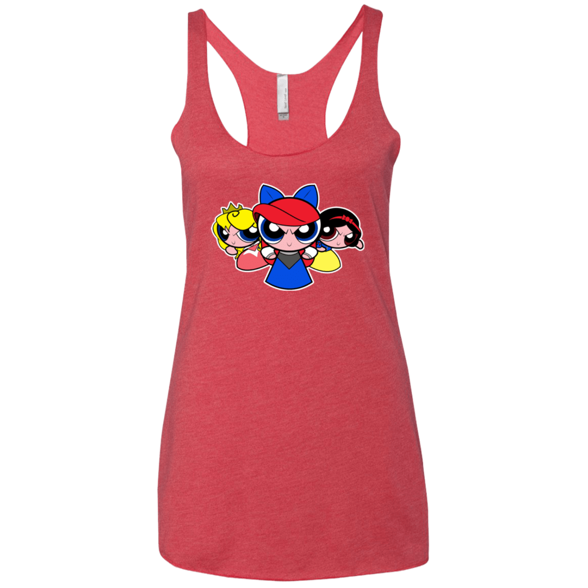 T-Shirts Vintage Red / X-Small Princess Puff Girls Women's Triblend Racerback Tank