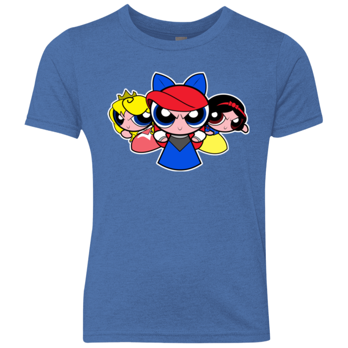 T-Shirts Vintage Royal / YXS Princess Puff Girls Youth Triblend T-Shirt