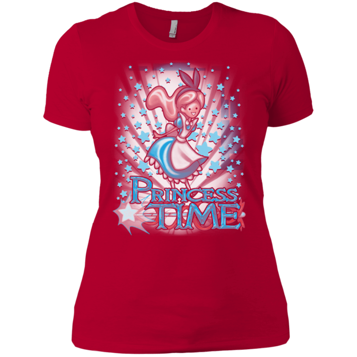 T-Shirts Red / X-Small Princess Time Alice Women's Premium T-Shirt