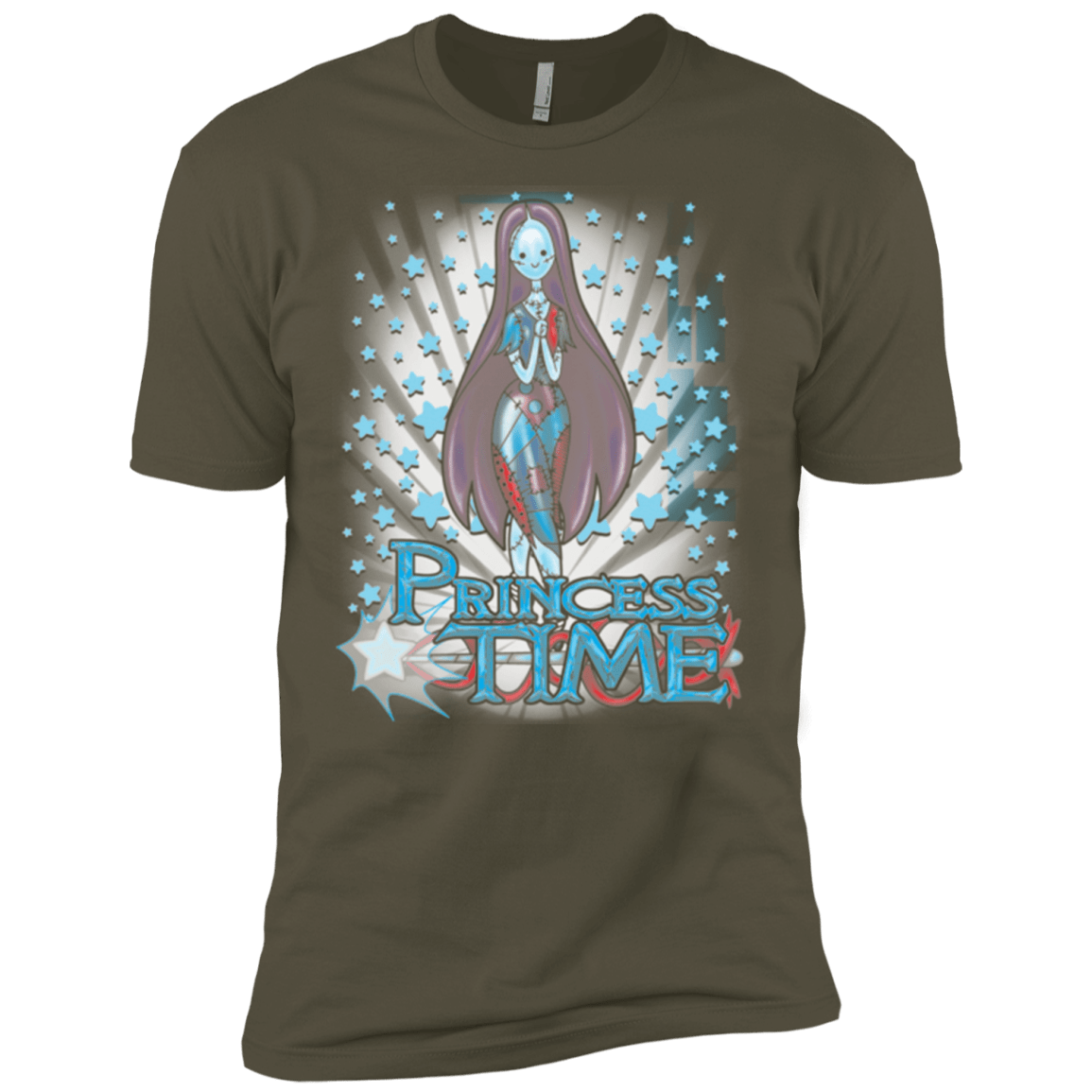 T-Shirts Military Green / X-Small Princess Time Sally Men's Premium T-Shirt