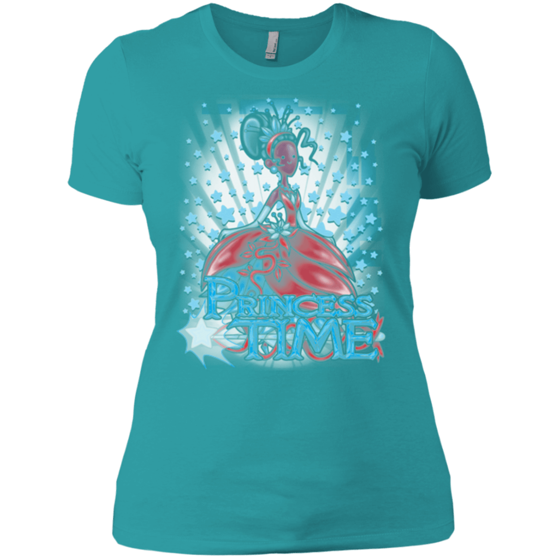 T-Shirts Tahiti Blue / X-Small Princess Time Tiana Women's Premium T-Shirt