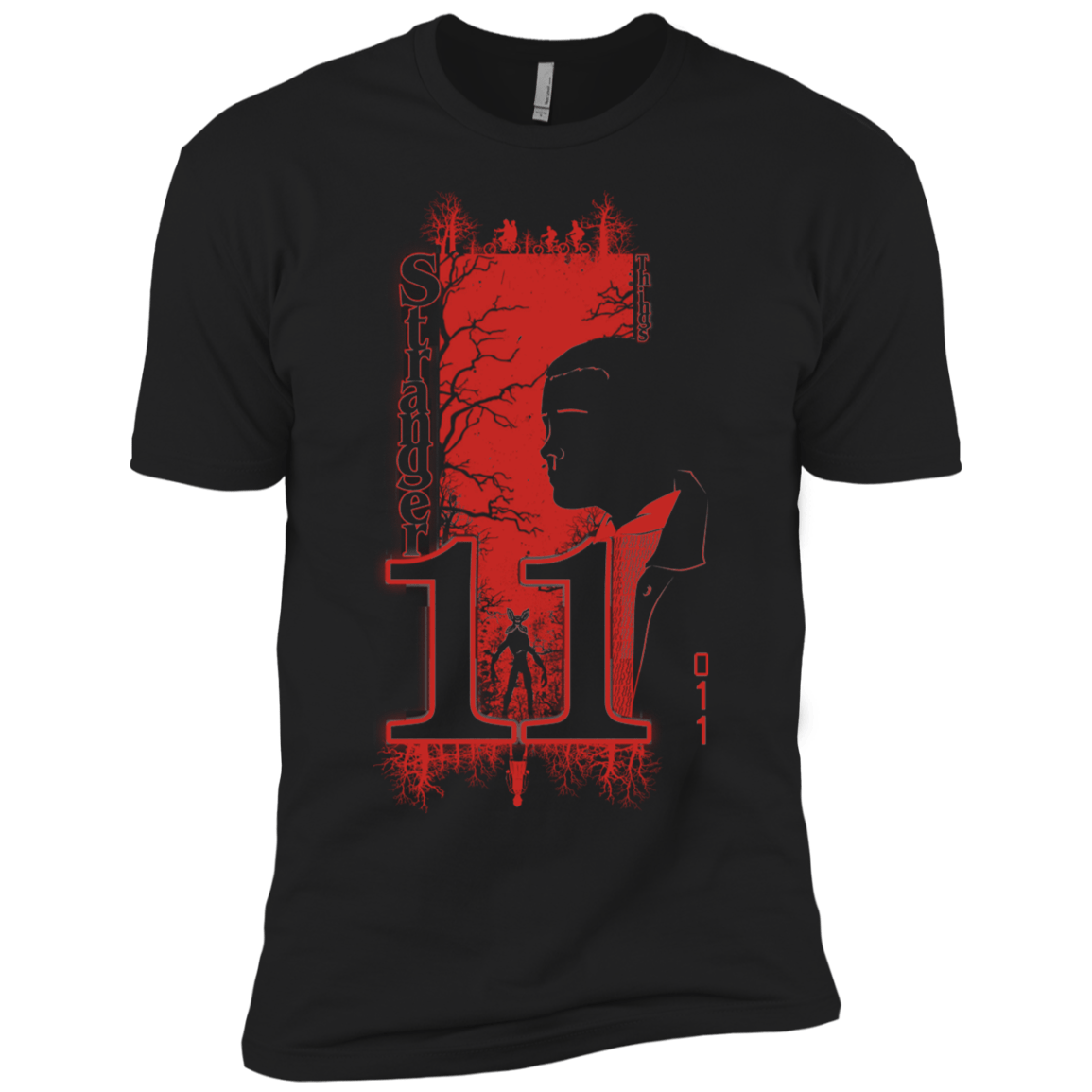 T-Shirts Black / YXS Profile-Stranger Things 11 Boys Premium T-Shirt