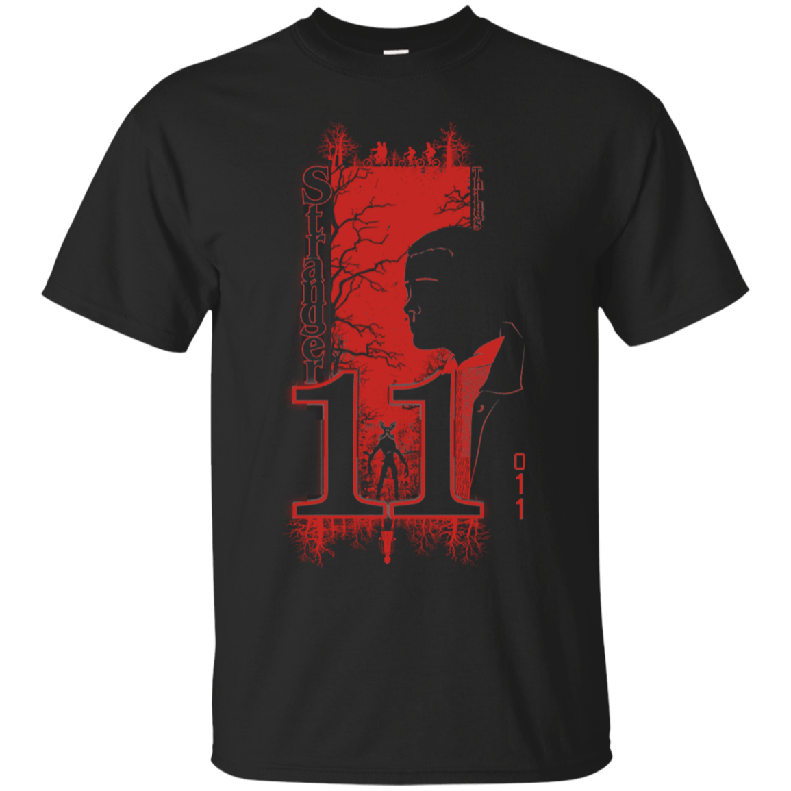 T-Shirts Black / S Profile-Stranger Things 11 T-Shirt