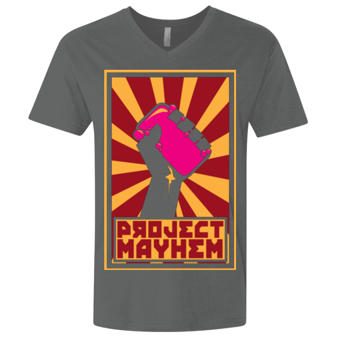 T-Shirts Heavy Metal / X-Small Project Mayhem Men's Premium V-Neck