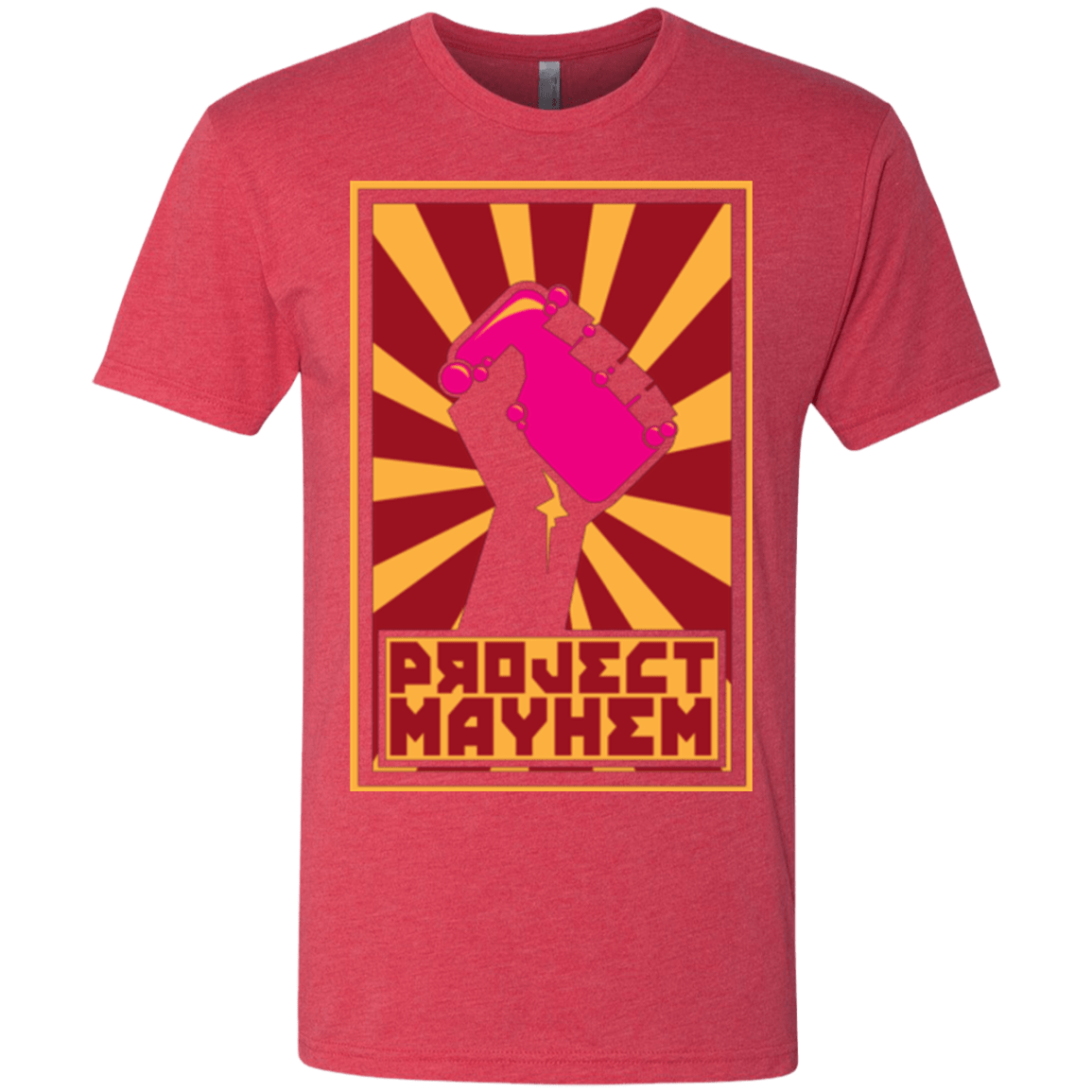 T-Shirts Vintage Red / Small Project Mayhem Men's Triblend T-Shirt