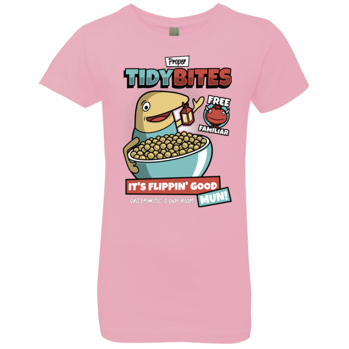 T-Shirts Light Pink / YXS PROPER TIDY BITES Girls Premium T-Shirt