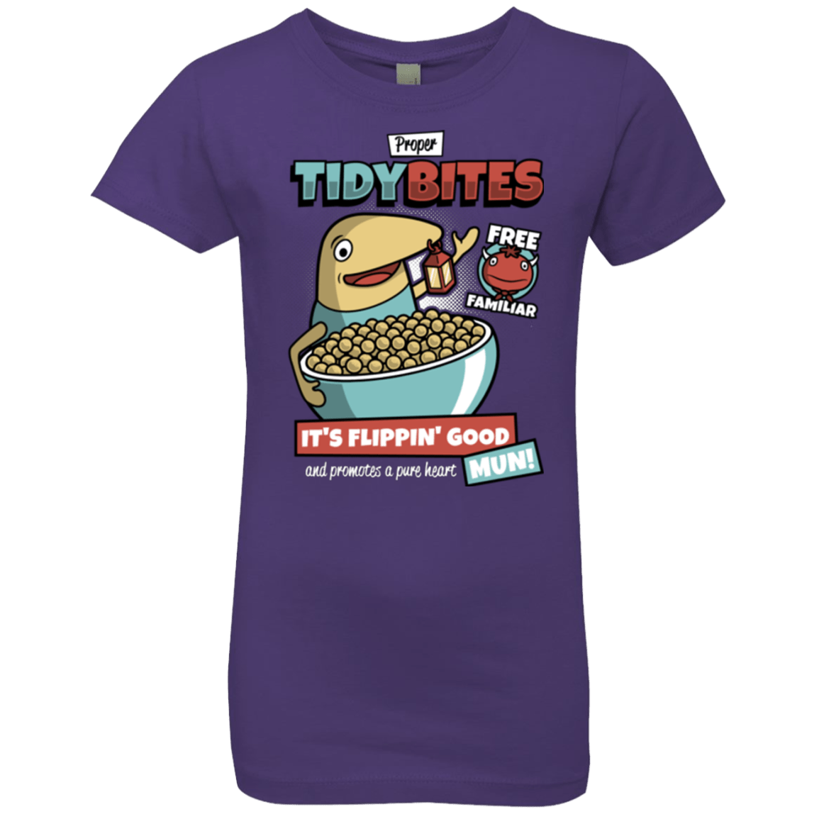 T-Shirts Purple Rush / YXS PROPER TIDY BITES Girls Premium T-Shirt