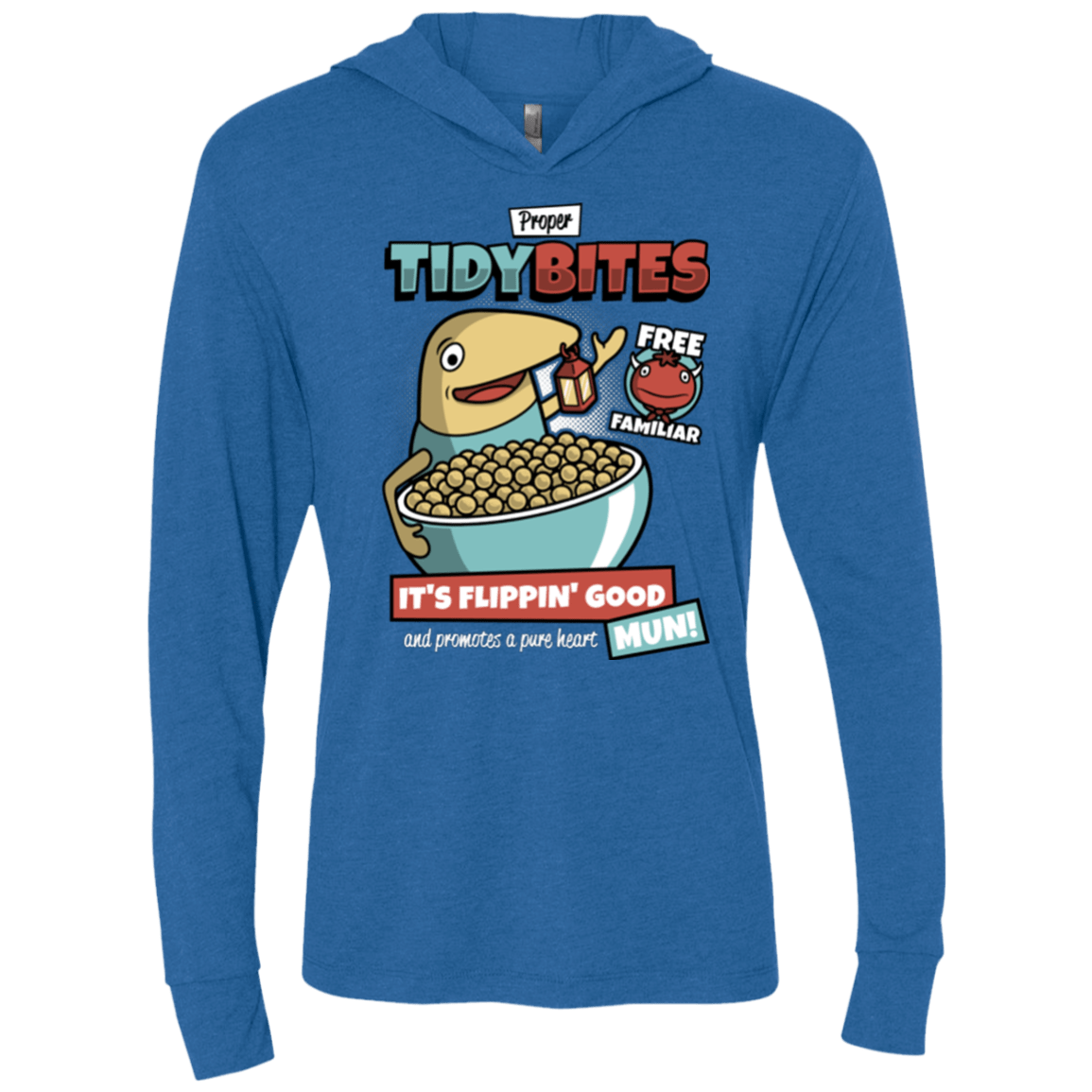 T-Shirts Vintage Royal / X-Small PROPER TIDY BITES Triblend Long Sleeve Hoodie Tee