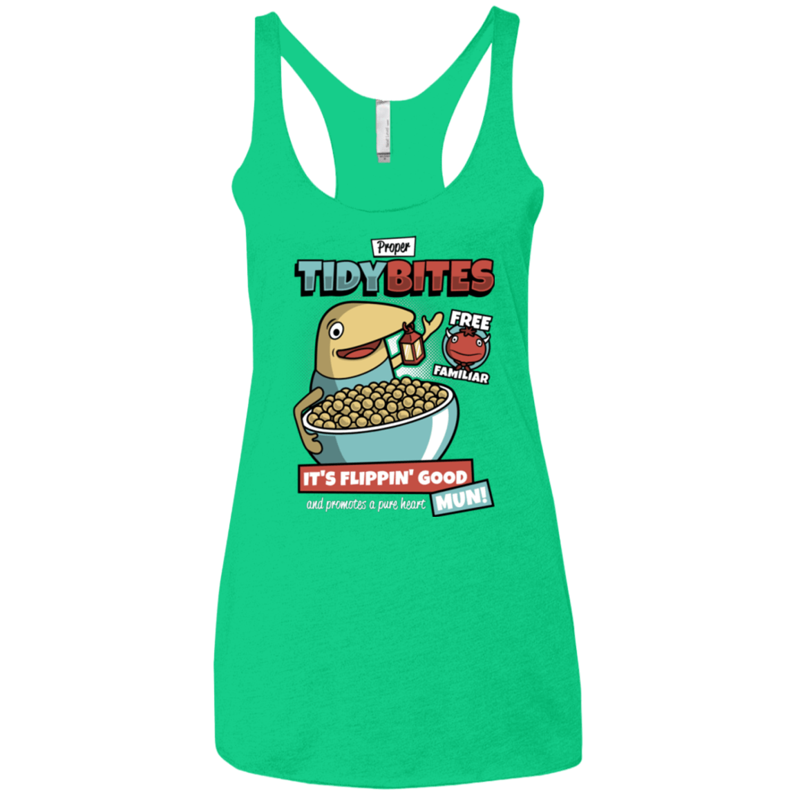 T-Shirts Envy / X-Small PROPER TIDY BITES Women's Triblend Racerback Tank