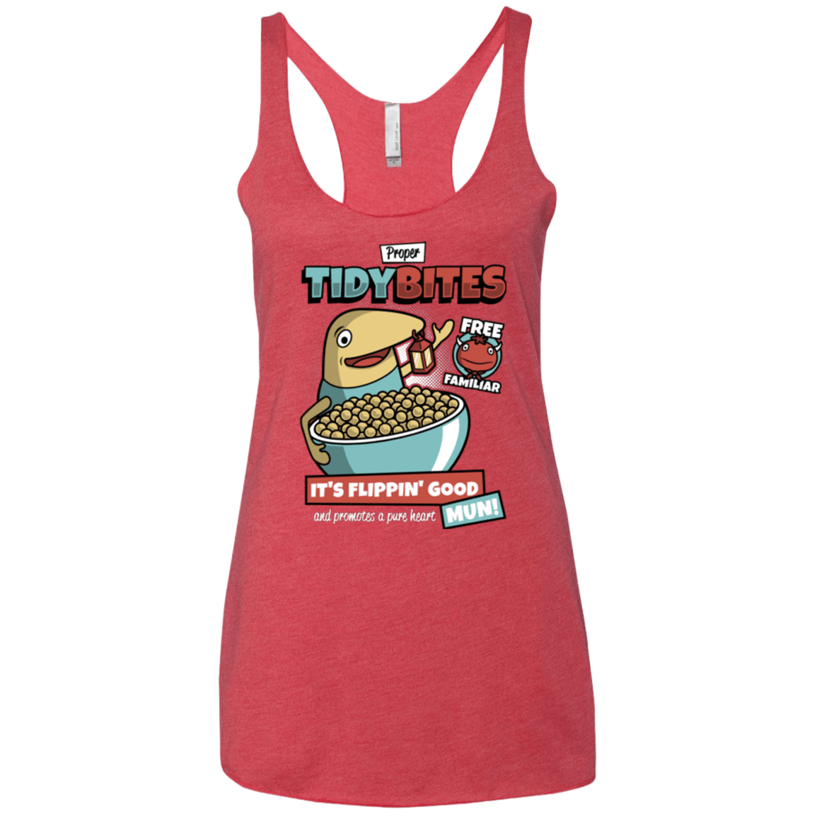 T-Shirts Vintage Red / X-Small PROPER TIDY BITES Women's Triblend Racerback Tank