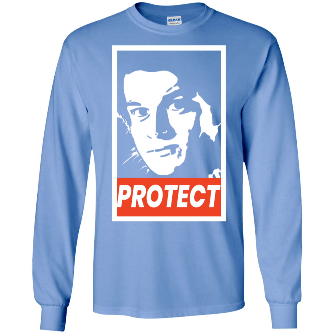 T-Shirts Carolina Blue / S PROTECT Men's Long Sleeve T-Shirt