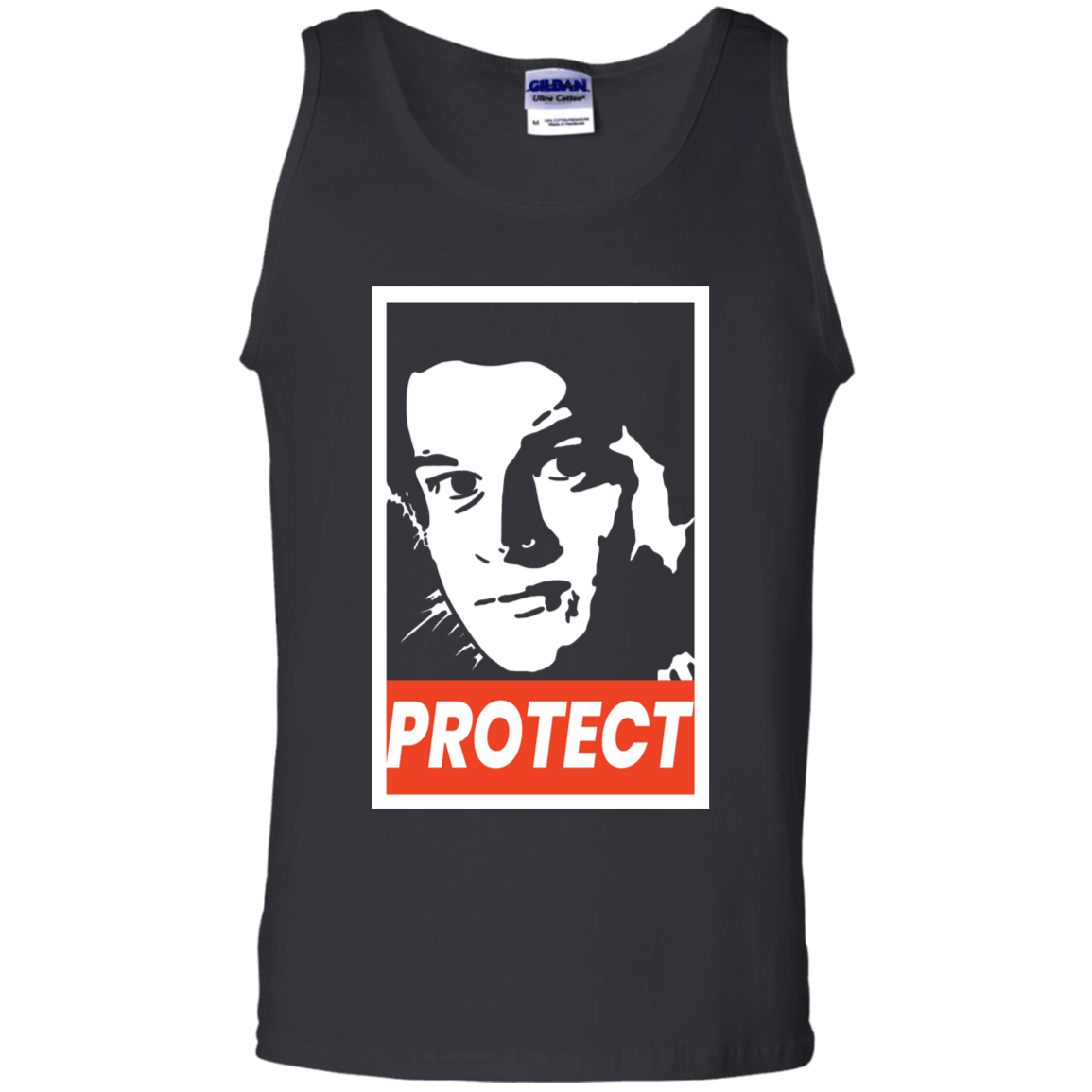 T-Shirts Black / S PROTECT Men's Tank Top