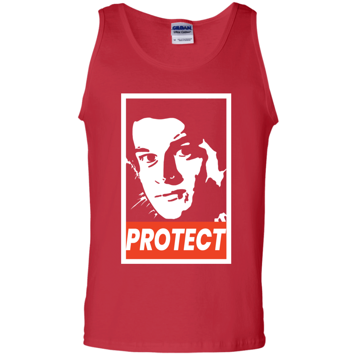 T-Shirts Red / S PROTECT Men's Tank Top