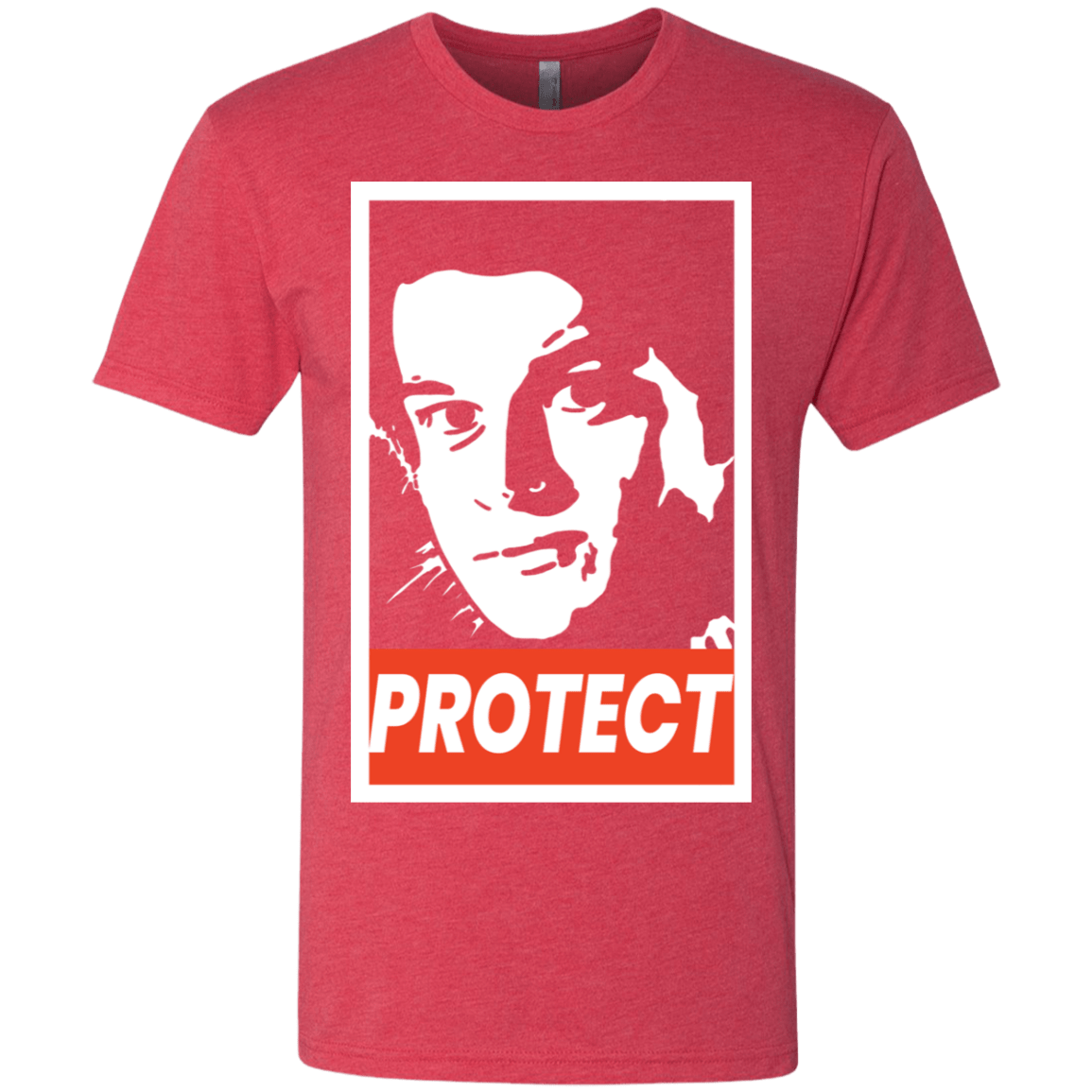 T-Shirts Vintage Red / S PROTECT Men's Triblend T-Shirt