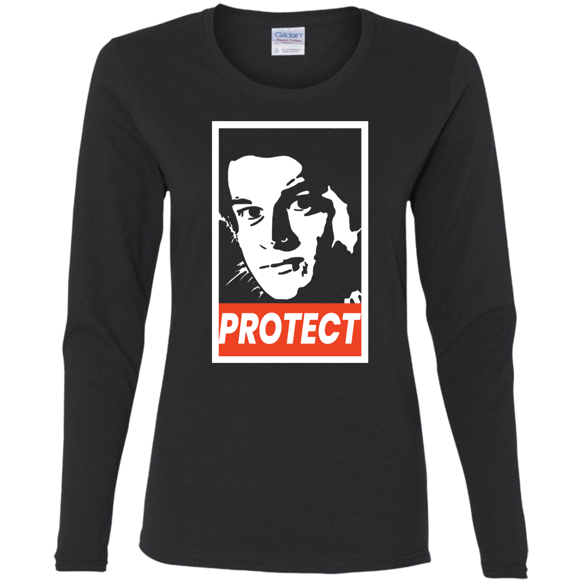 T-Shirts Black / S PROTECT Women's Long Sleeve T-Shirt