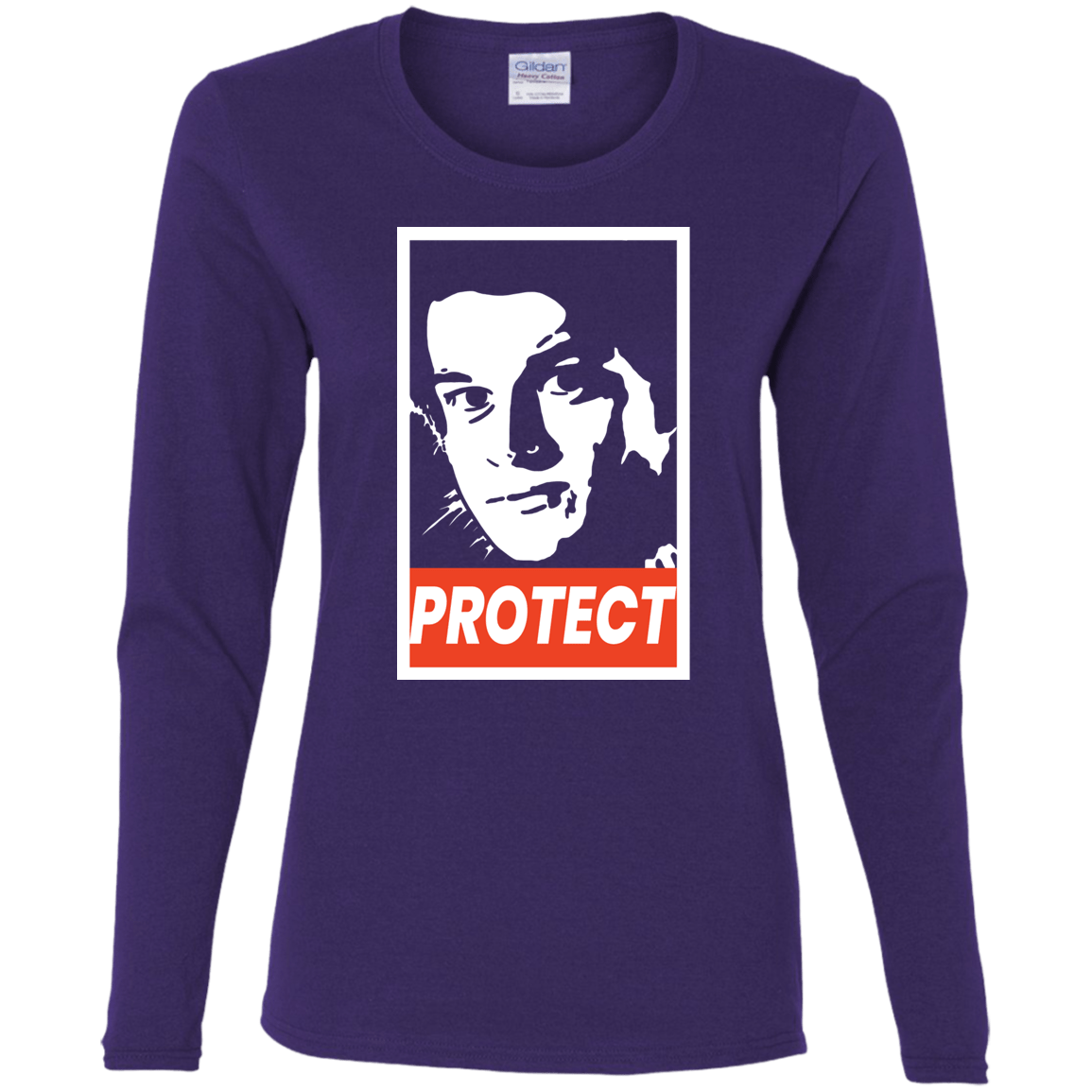 T-Shirts Purple / S PROTECT Women's Long Sleeve T-Shirt