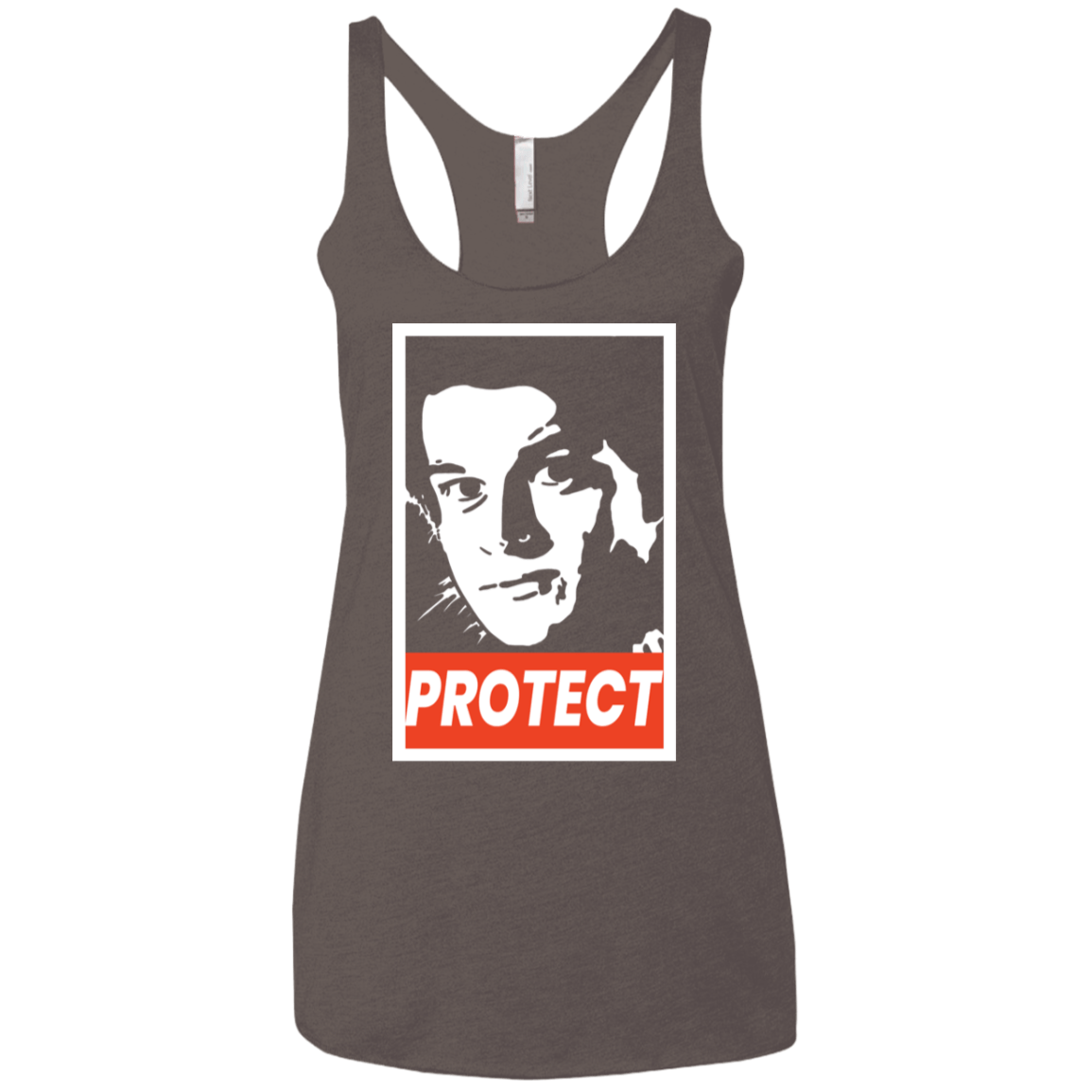 T-Shirts Macchiato / X-Small PROTECT Women's Triblend Racerback Tank