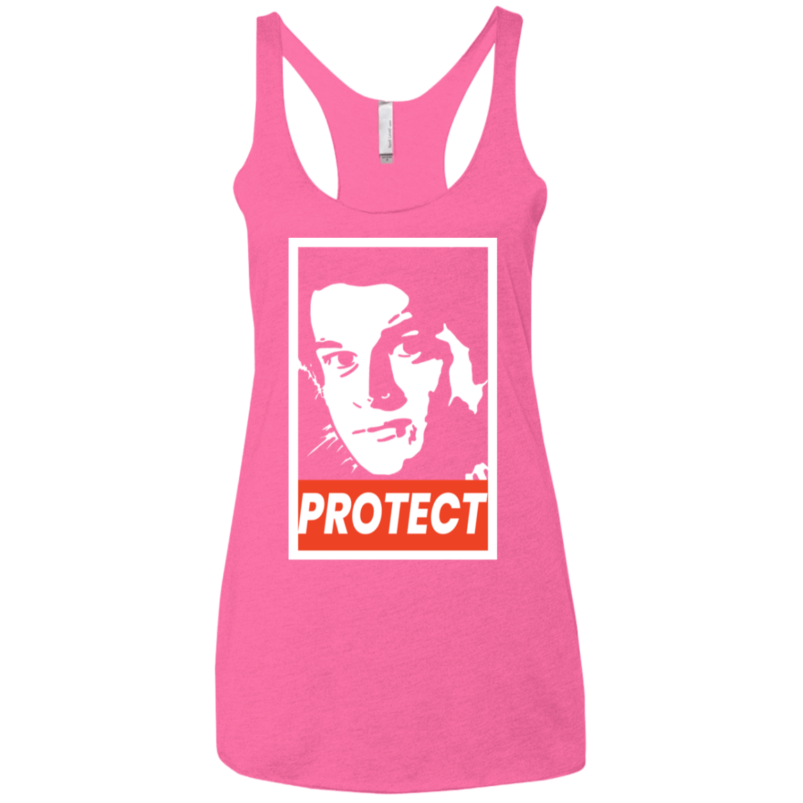 T-Shirts Vintage Pink / X-Small PROTECT Women's Triblend Racerback Tank
