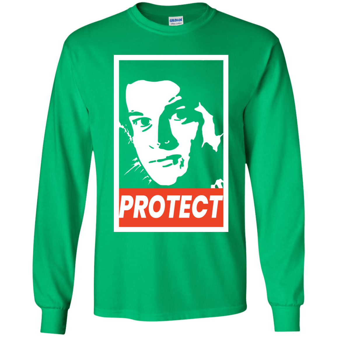 T-Shirts Irish Green / YS PROTECT Youth Long Sleeve T-Shirt