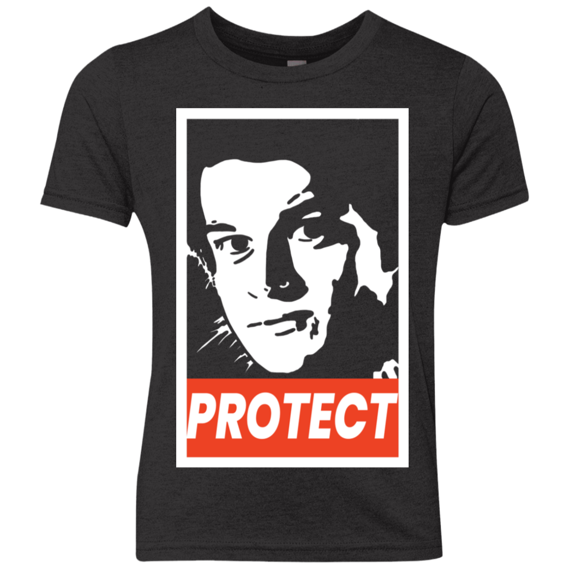 T-Shirts Vintage Black / YXS PROTECT Youth Triblend T-Shirt