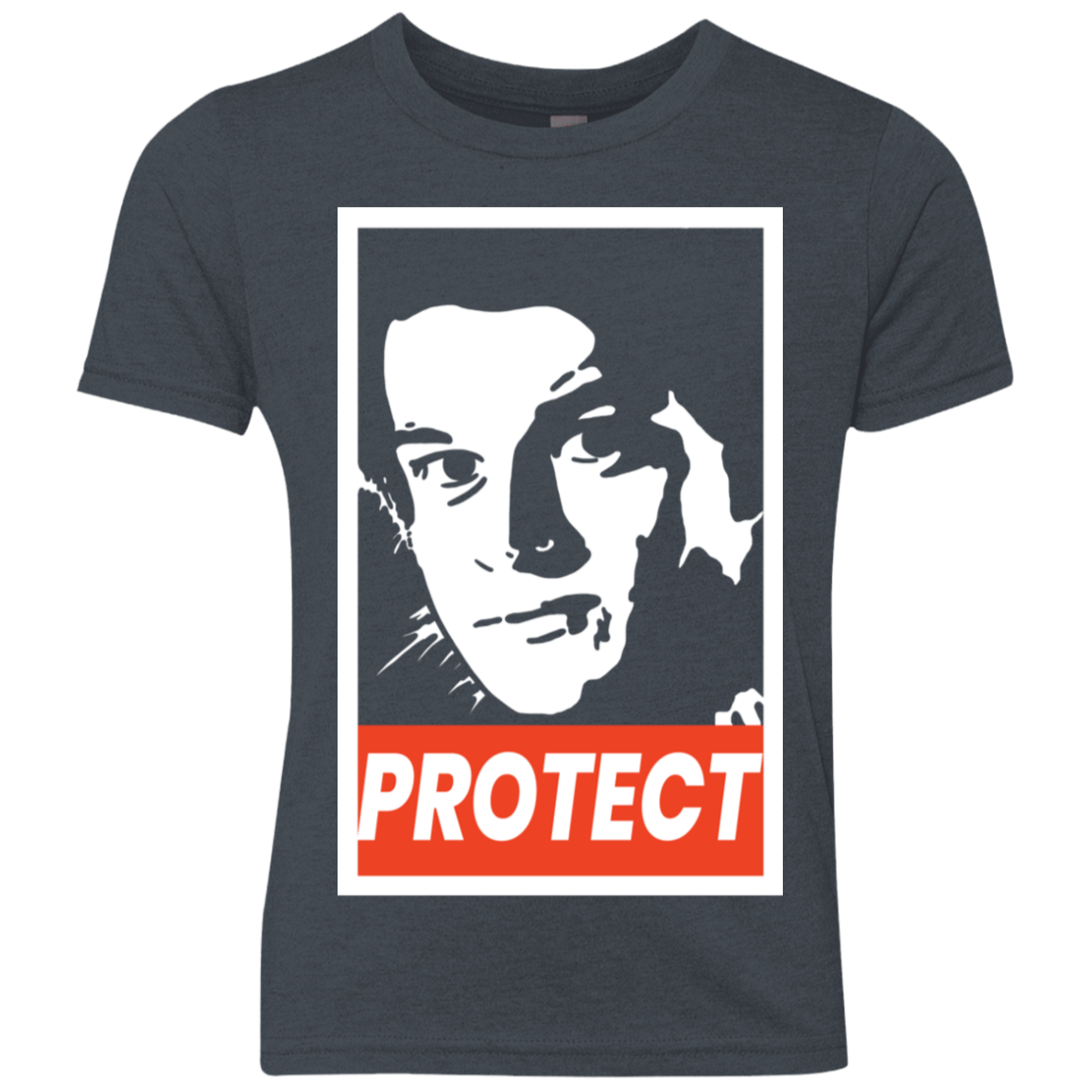T-Shirts Vintage Navy / YXS PROTECT Youth Triblend T-Shirt