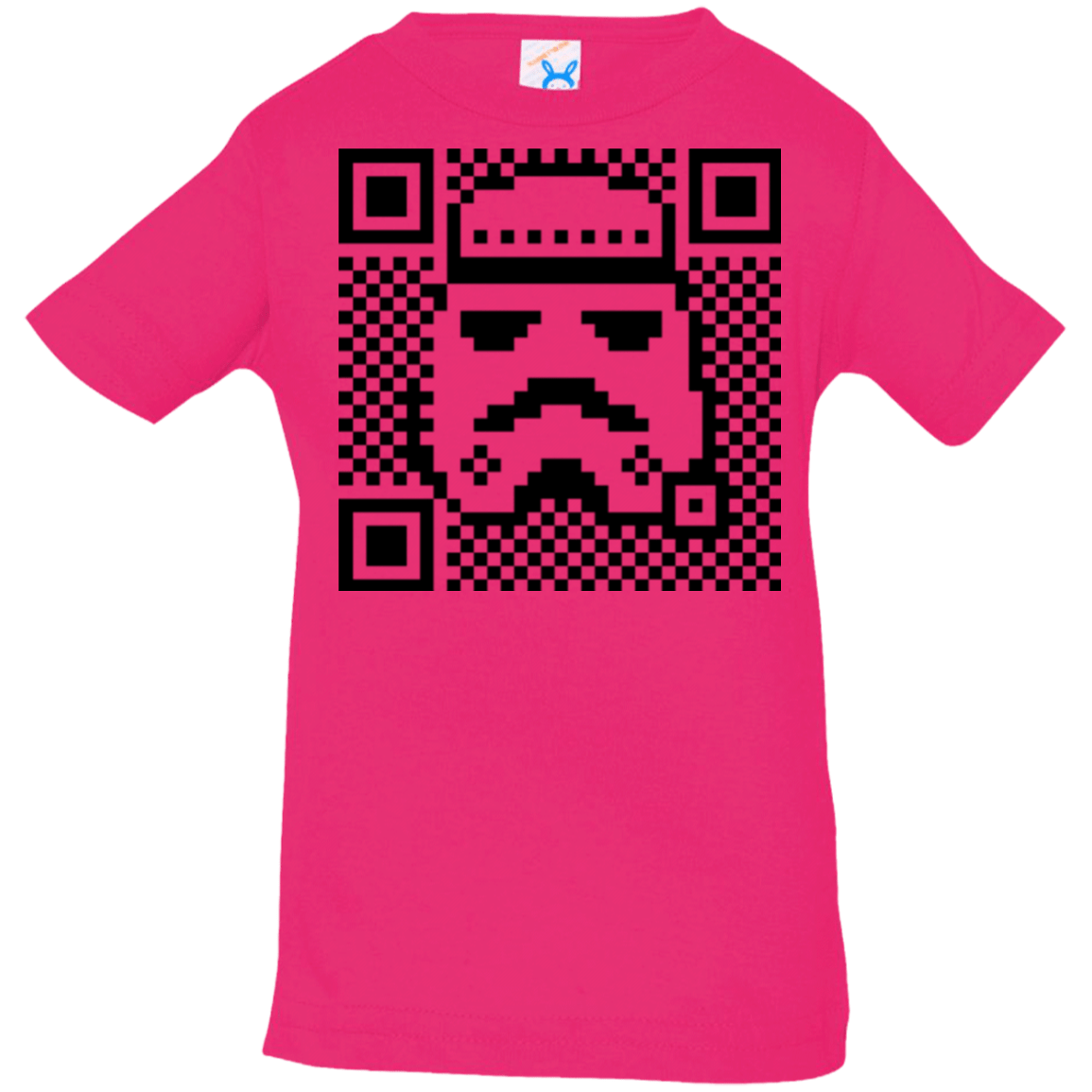 T-Shirts Hot Pink / 6 Months QR trooper Infant Premium T-Shirt
