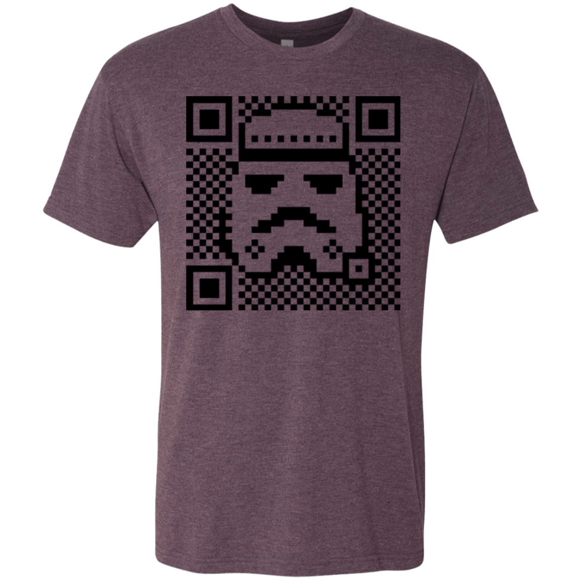 T-Shirts Vintage Purple / Small QR trooper Men's Triblend T-Shirt