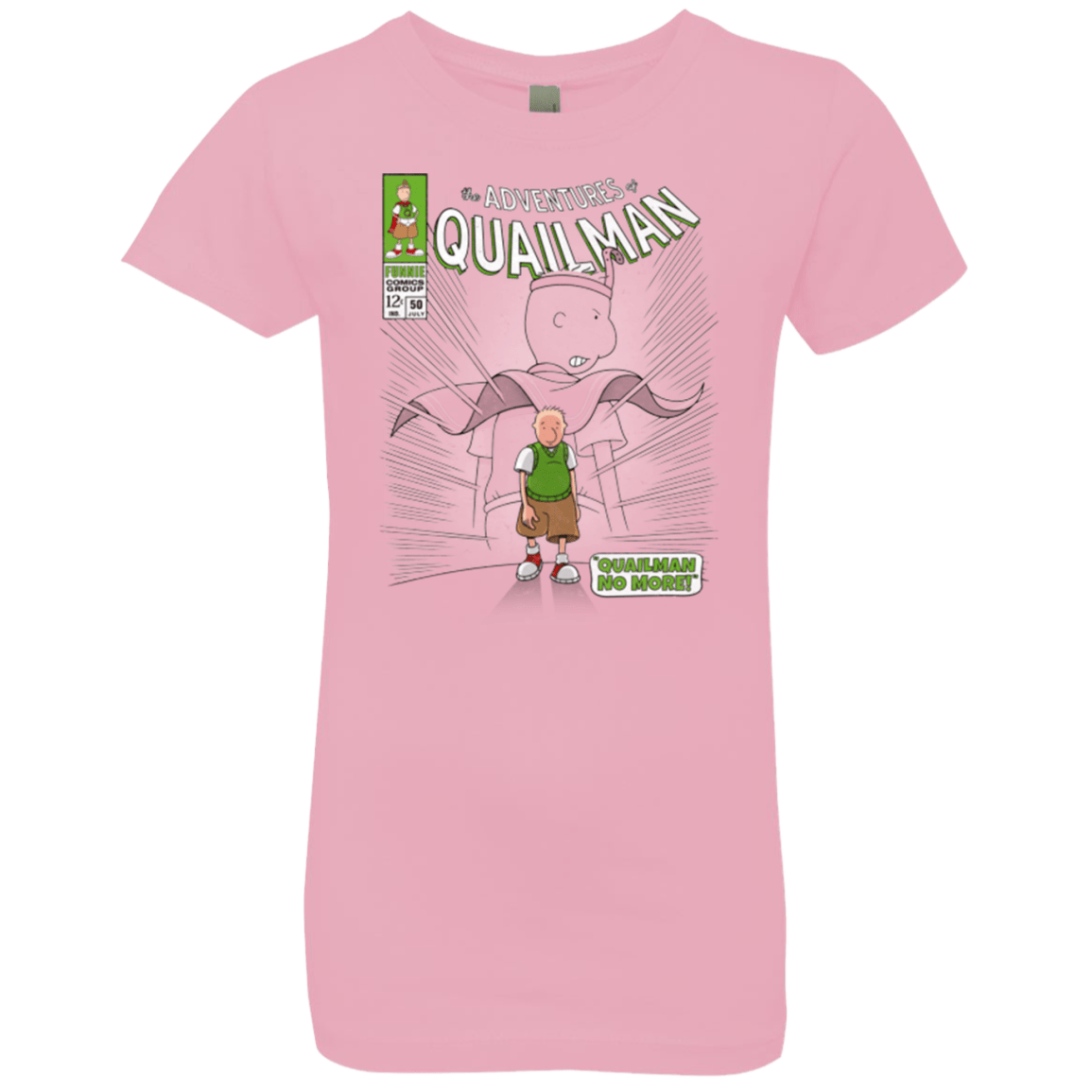 T-Shirts Light Pink / YXS Quailman No More Girls Premium T-Shirt