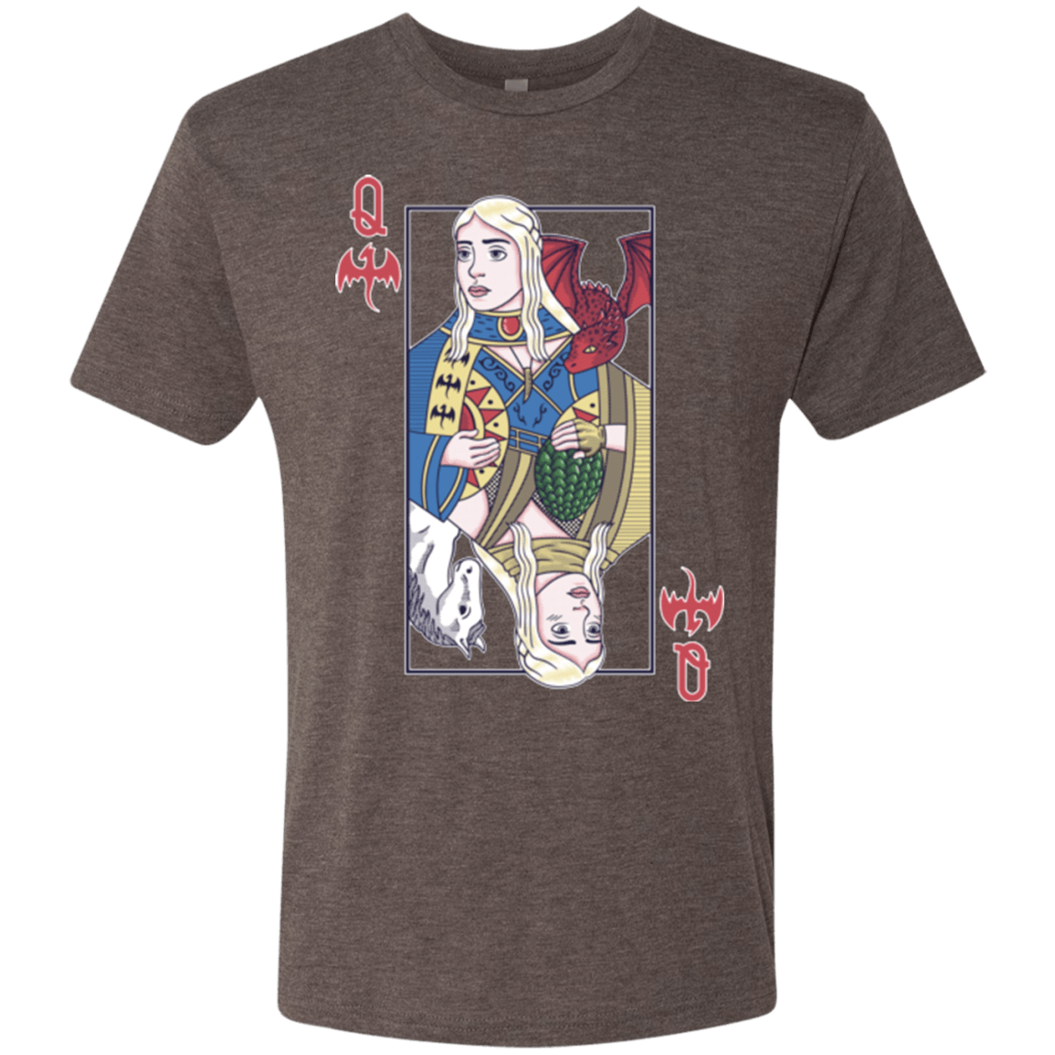 T-Shirts Macchiato / Small Queen of Dragons Men's Triblend T-Shirt