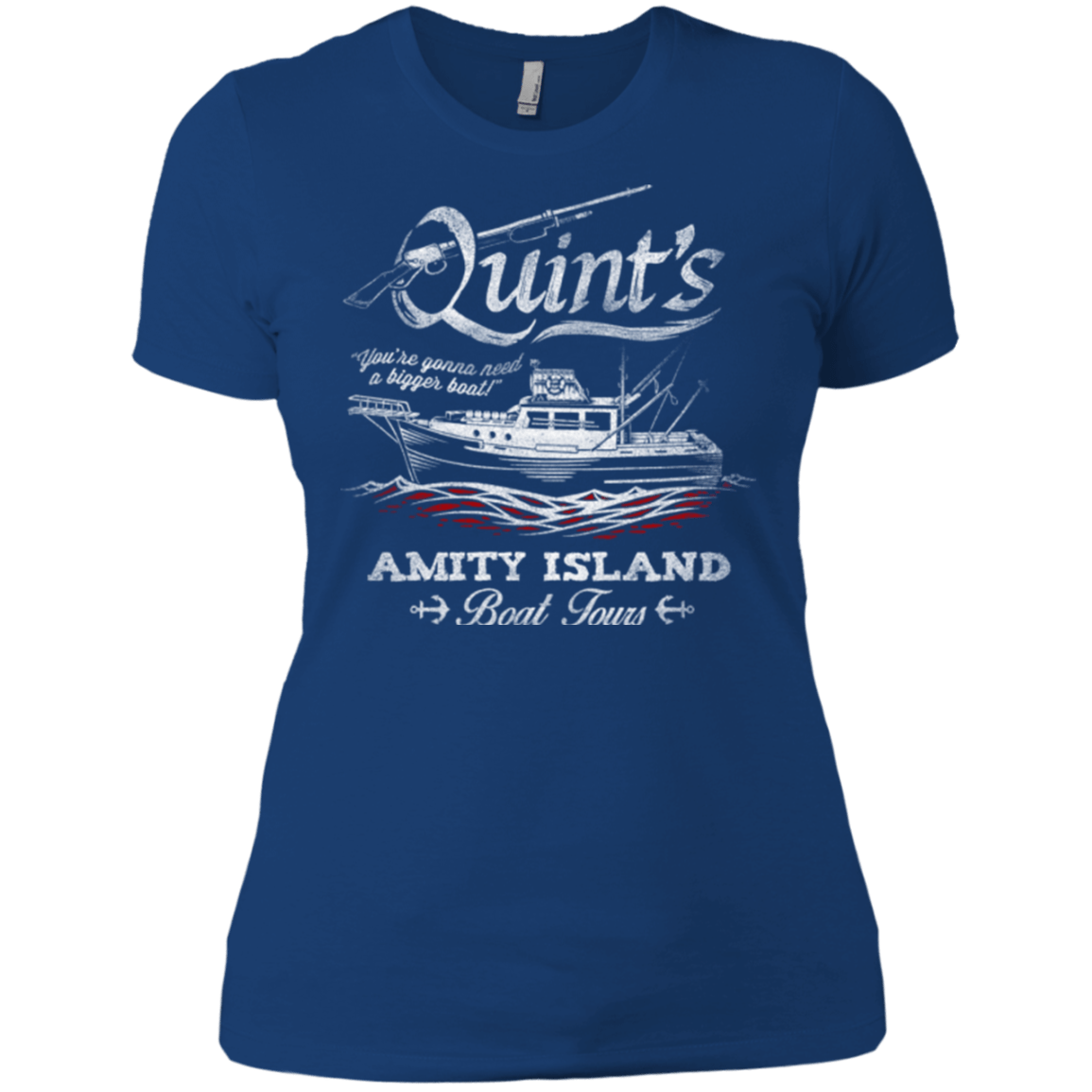 T-Shirts Royal / X-Small Quints Boat Tours Women's Premium T-Shirt