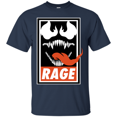 T-Shirts Navy / Small Rage T-Shirt