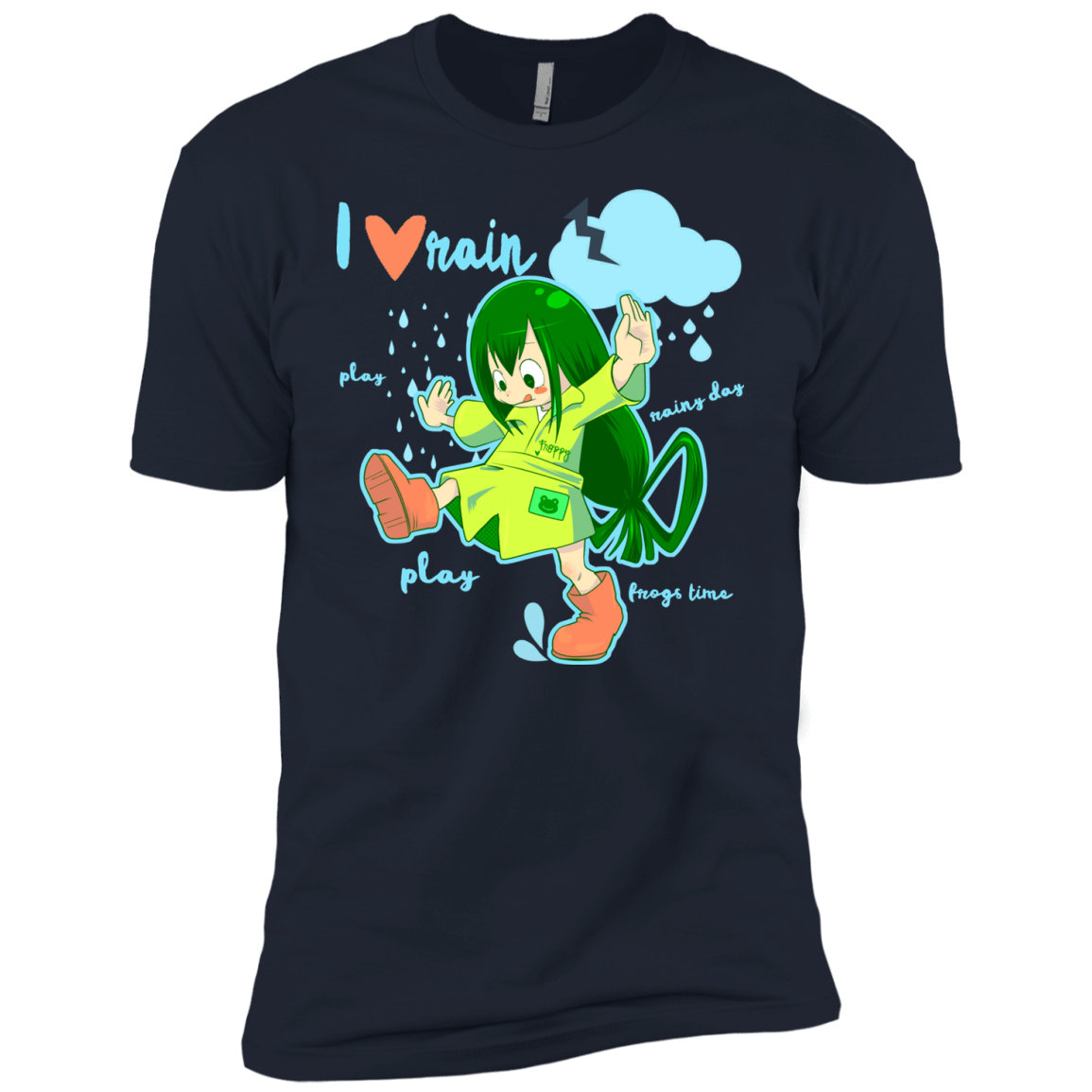 T-Shirts Midnight Navy / YXS Rainy Day Boys Premium T-Shirt