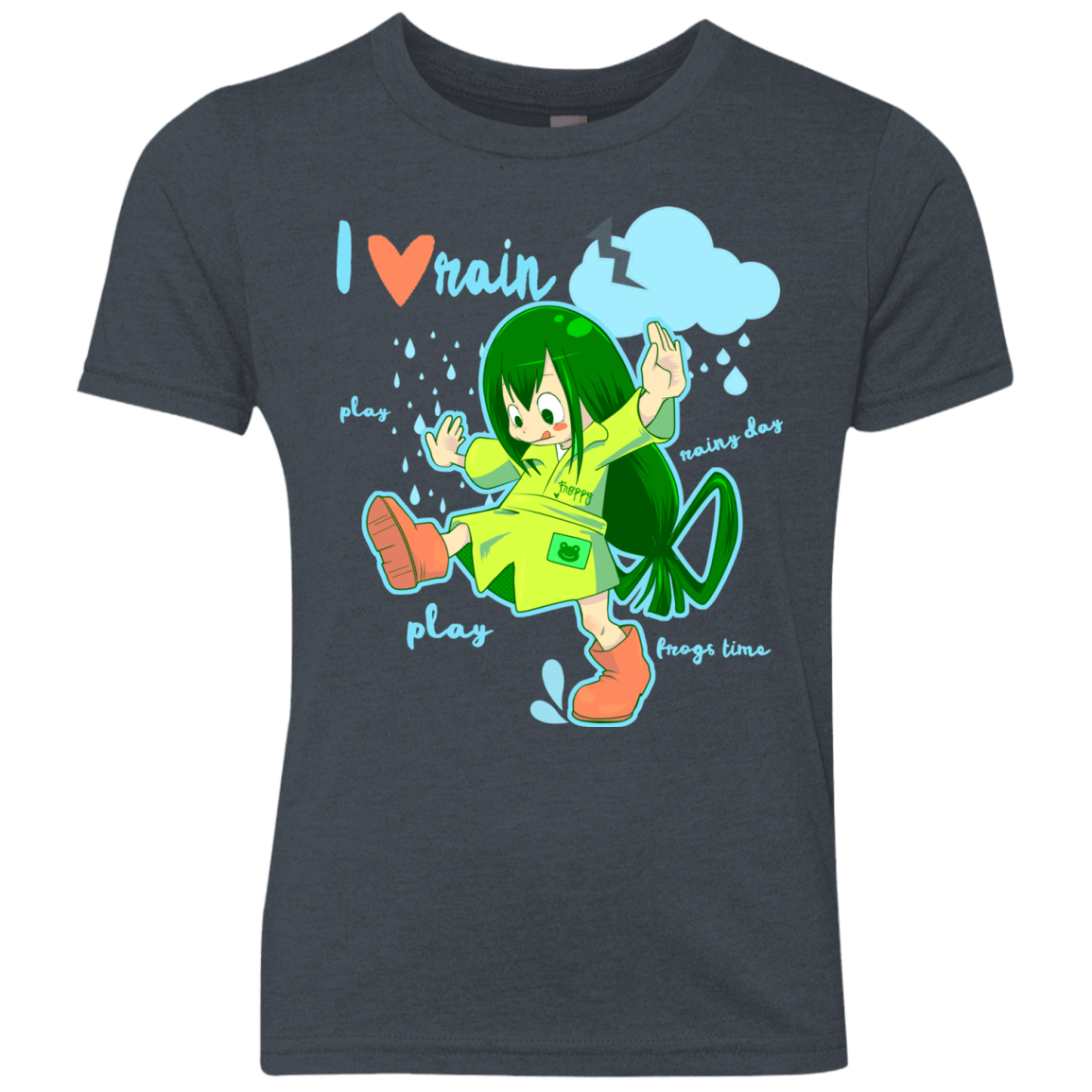 T-Shirts Vintage Navy / YXS Rainy Day Youth Triblend T-Shirt