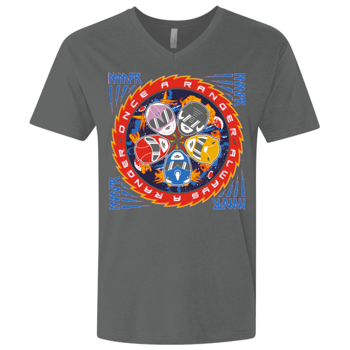 T-Shirts Heavy Metal / X-Small Ranger and Roll Over Men's Premium V-Neck