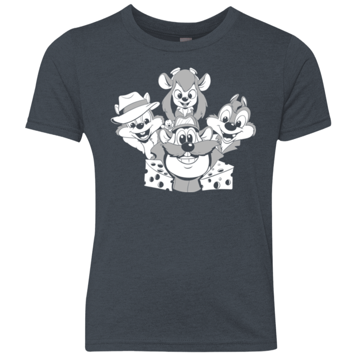 T-Shirts Vintage Navy / YXS Rangers Rap Youth Triblend T-Shirt