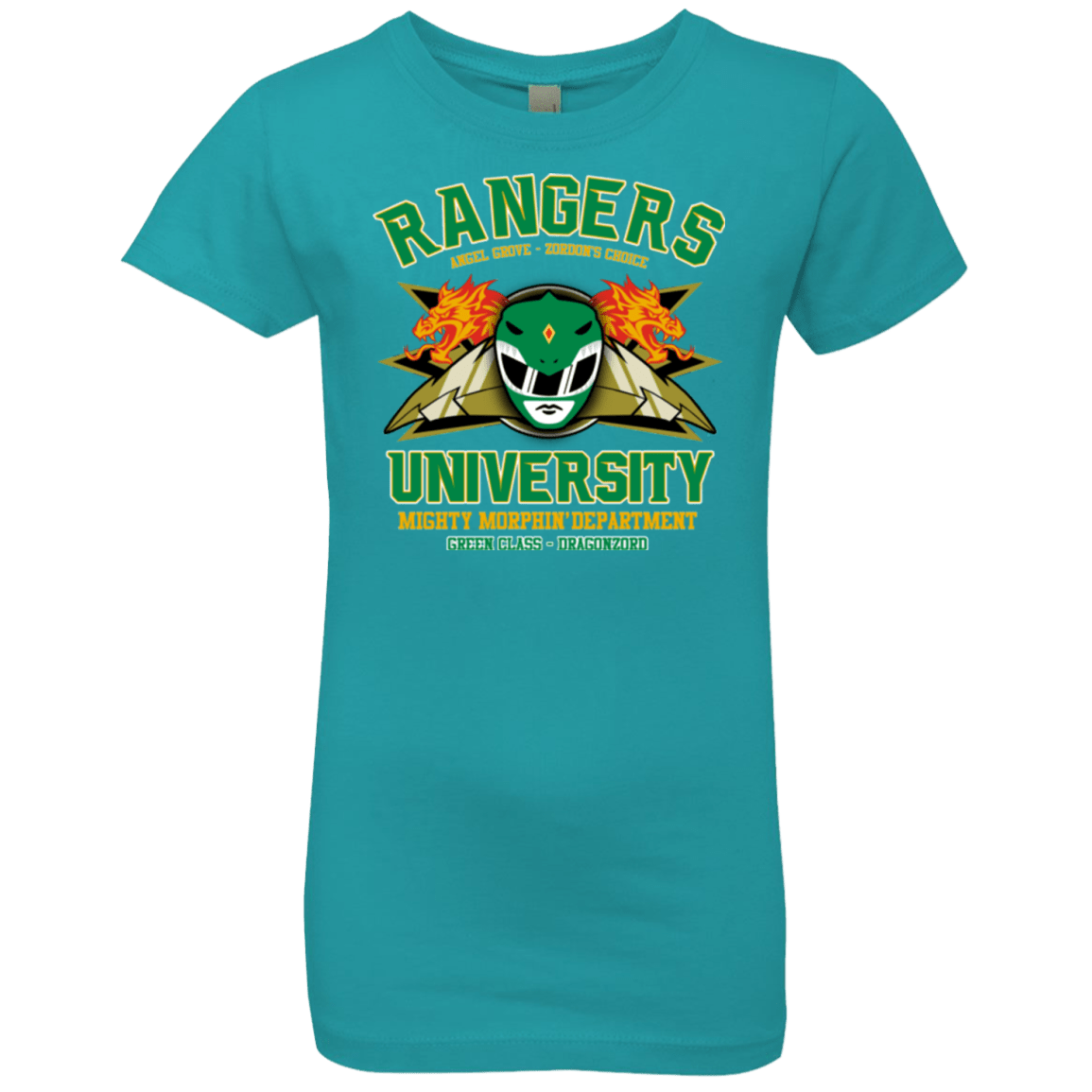 T-Shirts Tahiti Blue / YXS Rangers U Green Ranger Girls Premium T-Shirt