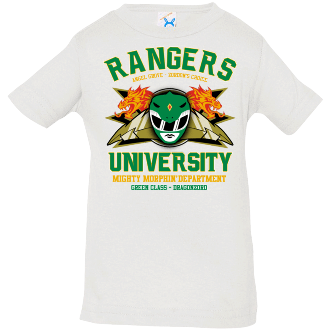 T-Shirts White / 6 Months Rangers U Green Ranger Infant PremiumT-Shirt