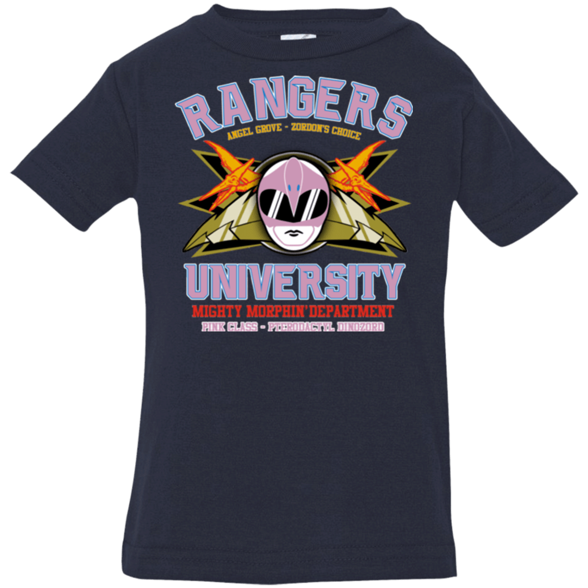 T-Shirts Navy / 6 Months Rangers U Pink Ranger Infant PremiumT-Shirt