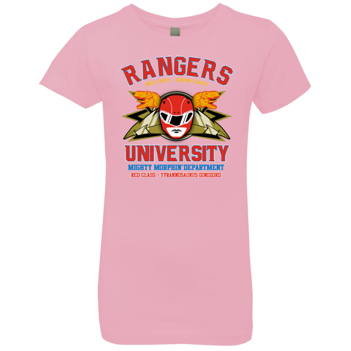 T-Shirts Light Pink / YXS Rangers U - Red Ranger Girls Premium T-Shirt