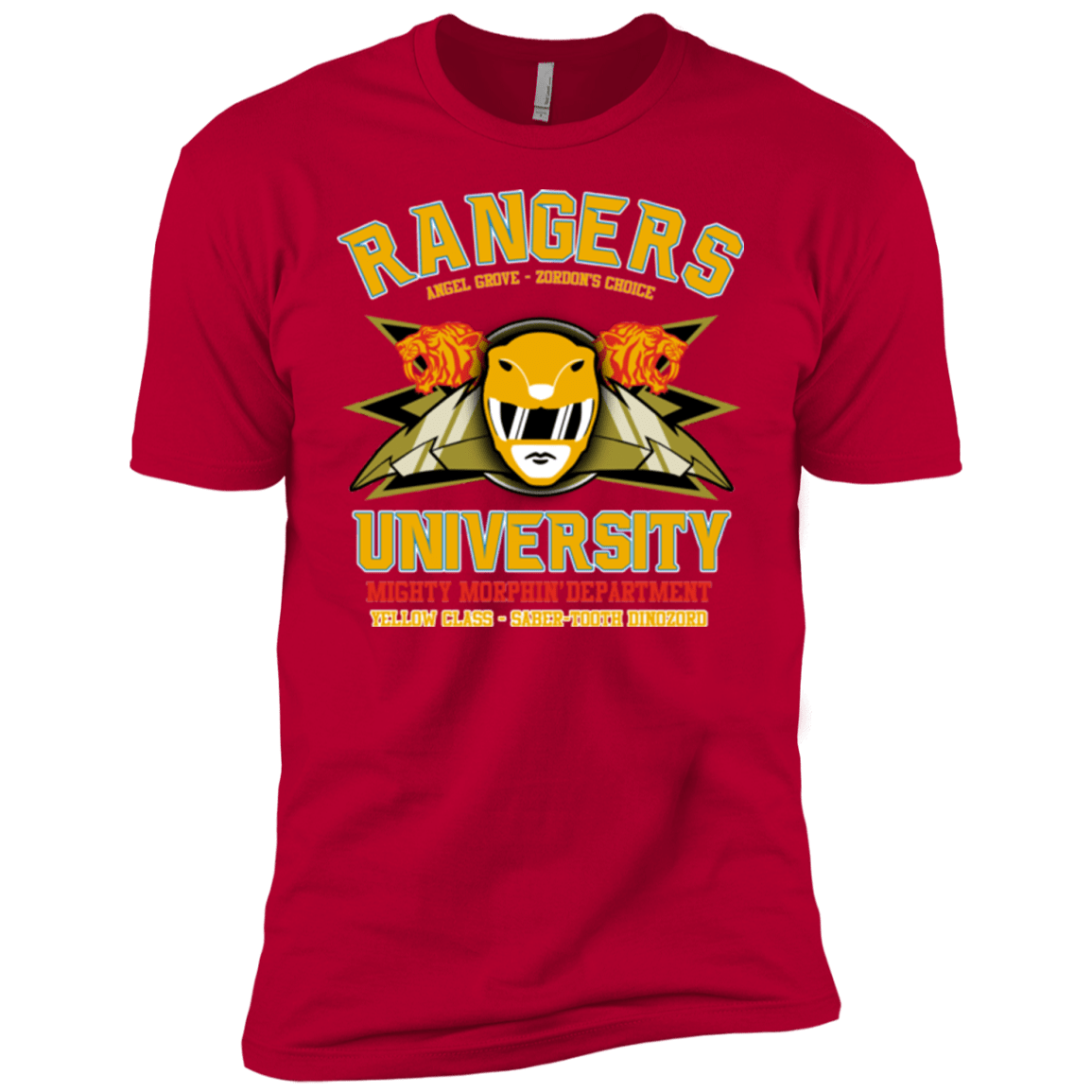 T-Shirts Red / YXS Rangers U Yellow Ranger Boys Premium T-Shirt