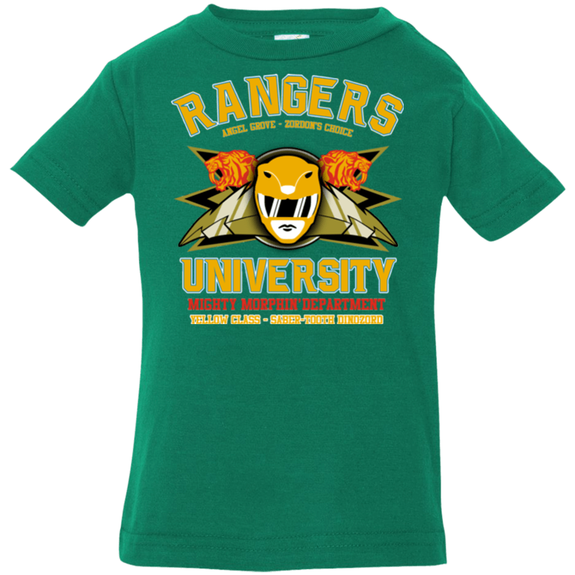 T-Shirts Kelly / 6 Months Rangers U Yellow Ranger Infant PremiumT-Shirt