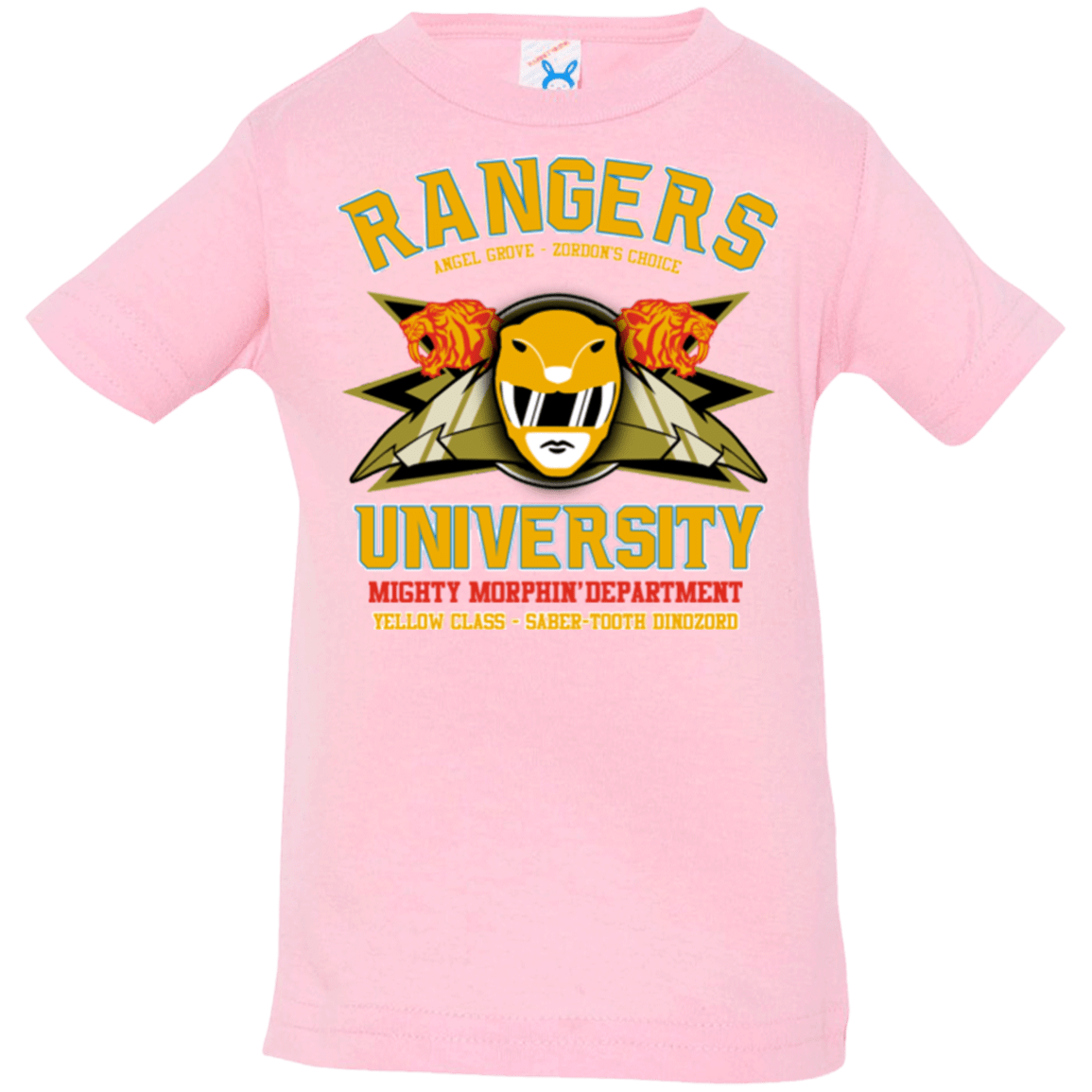 T-Shirts Pink / 6 Months Rangers U Yellow Ranger Infant PremiumT-Shirt
