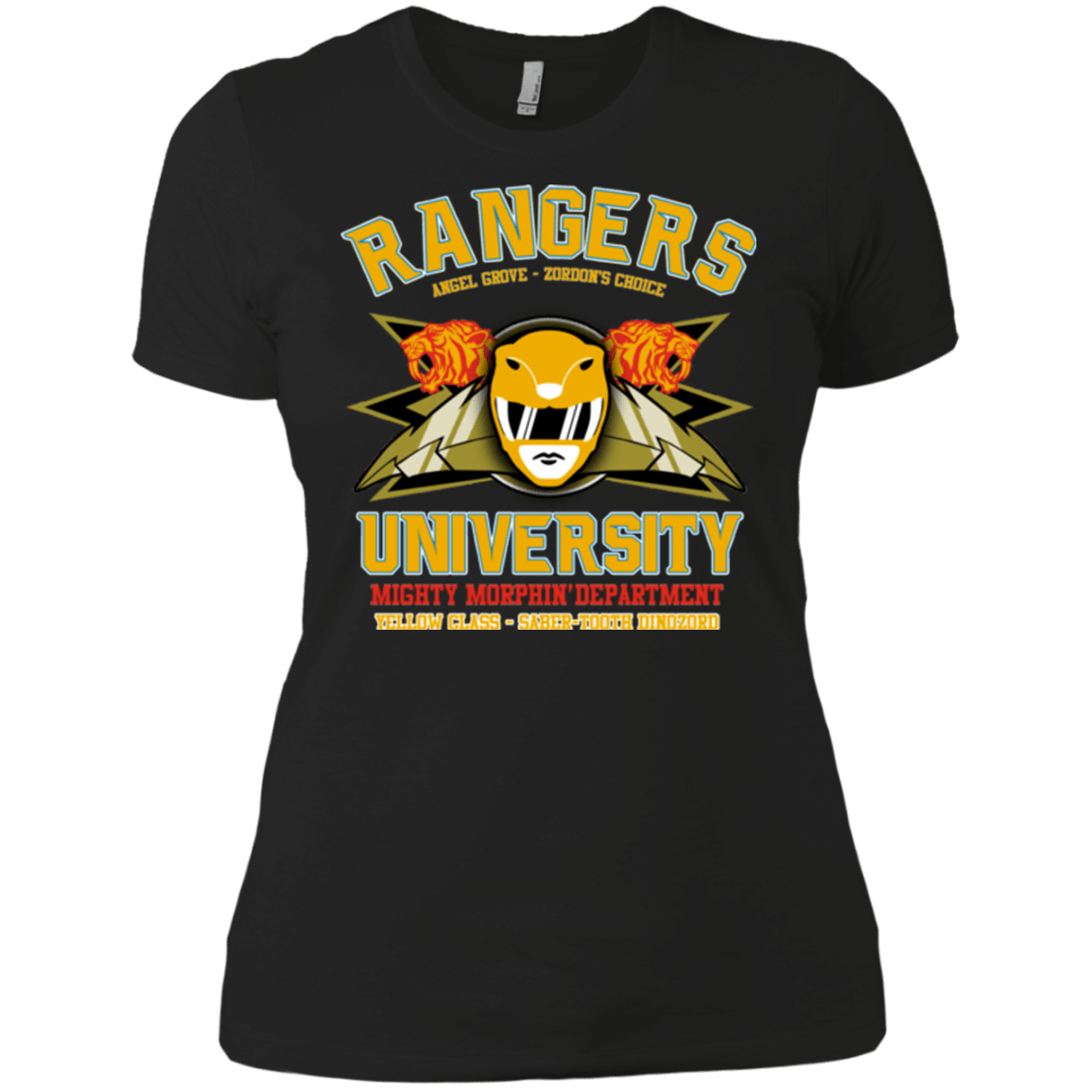 T-Shirts Black / X-Small Rangers U Yellow Ranger Women's Premium T-Shirt