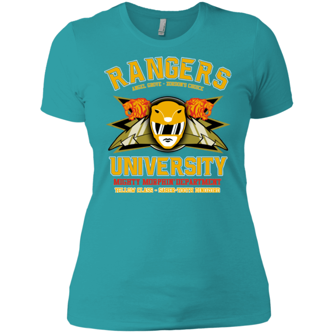 T-Shirts Tahiti Blue / X-Small Rangers U Yellow Ranger Women's Premium T-Shirt