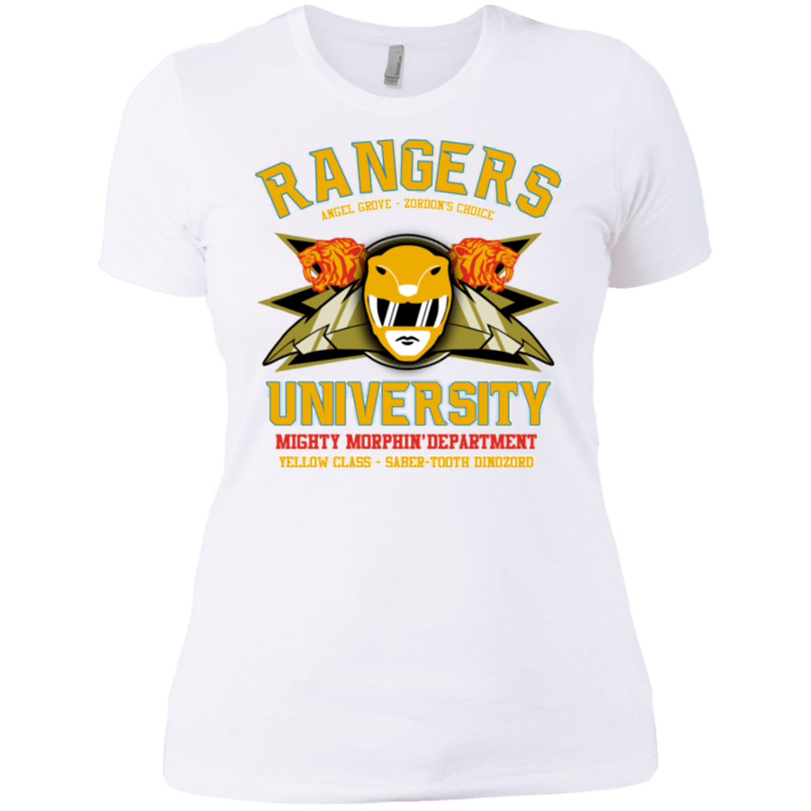 T-Shirts White / X-Small Rangers U Yellow Ranger Women's Premium T-Shirt
