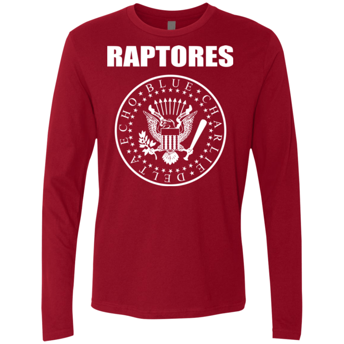 T-Shirts Cardinal / Small Raptores Men's Premium Long Sleeve