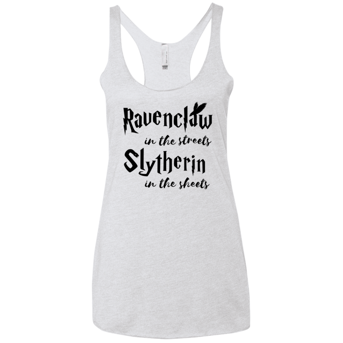 T-Shirts Heather White / X-Small Ravenclaw Streets Women's Triblend Racerback Tank